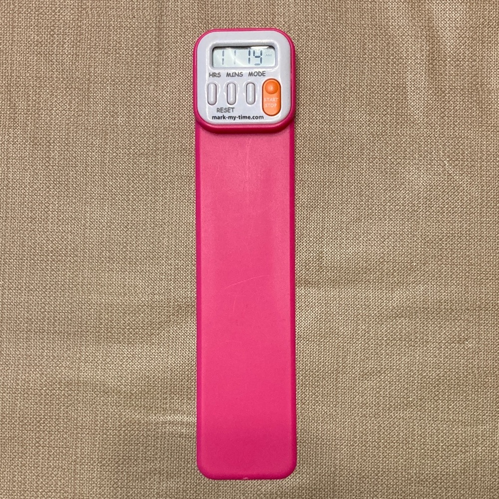Mark My Time Reading Timer and Bookmark